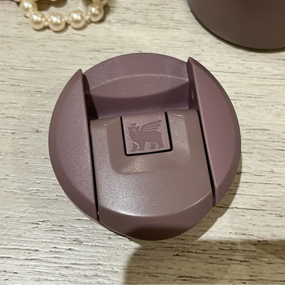 STANLEY Aerolight Transit Bottle Cup 20 Oz CASHMERE Rose Pink Gold - Picture 11 of 11